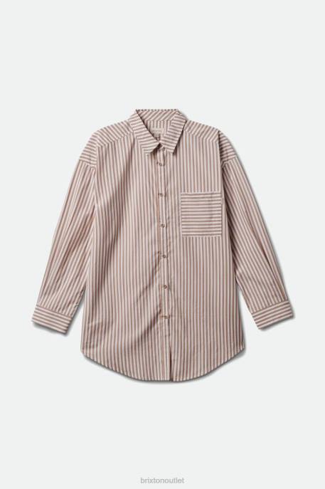 Women Brixton Mojave Sidney Oversized L/S Woven Apparel