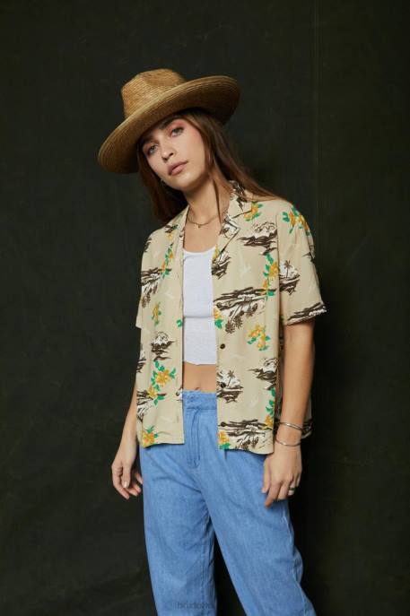 Women Brixton Safari Bunker Paradise S/S Woven Apparel