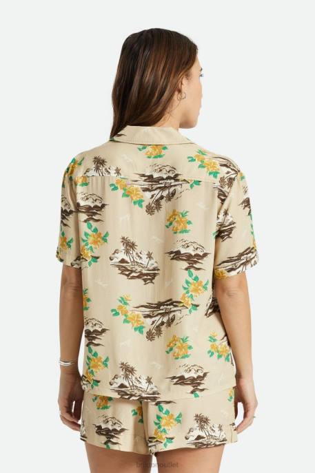 Women Brixton Safari Bunker Paradise S/S Woven Apparel