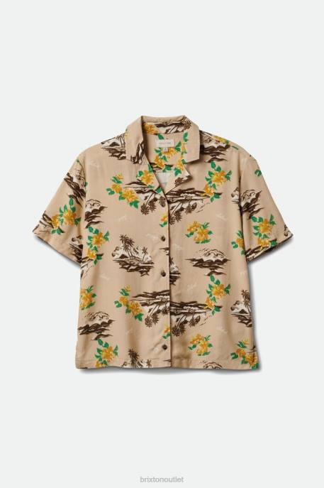 Women Brixton Safari Bunker Paradise S/S Woven Apparel